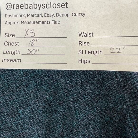 Eileen Fisher Blue Open Front Lightweight Cardigan Size XS - Picture 5 of 5